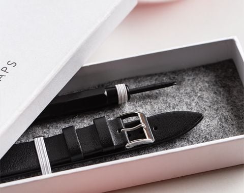 Apple Skin/PU Vegan Leather Watch Strap
