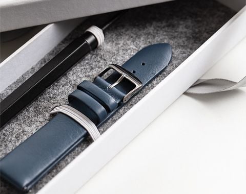 Smooth Italian Leather Watch Strap