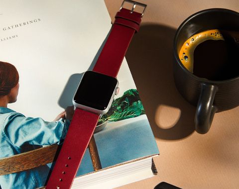 Apple/PU Vegan Watch Strap for Apple Watch