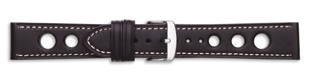 Leather Watch Straps with Large Rally Holes - Condor Straps