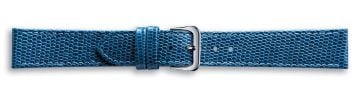 Blue Leather Watch Strap