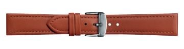 Classic Stitched Smooth Leather Watch Strap