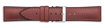 Classic Silicone Lined Soft Leather Watch Strap