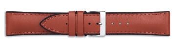 Classic Silicone Lined Soft Leather Watch Strap