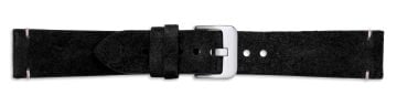 Black Suede Watch Strap