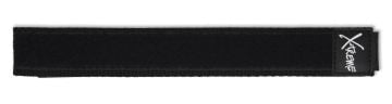 Black hook and loop watch strap