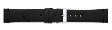 Black Buttero Leather Watch Strap