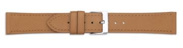 Tan Saffiano Leather Watch Strap