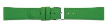 Green Saffiano Leather Watch Strap