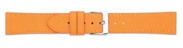 Orange Saffiano Leather Watch Strap