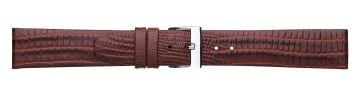 Teju Lizard Print Embossed Leather Watch Strap