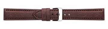 Padded Italian Leather Camel Print Watch Strap