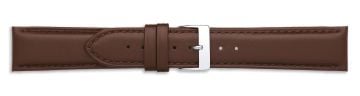Smooth Leather Watch Strap with Tapered Padding