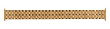 Stainless steel PVD gold plated expander watch bracelet