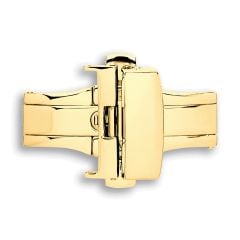 Gold plated deployment watch clasp